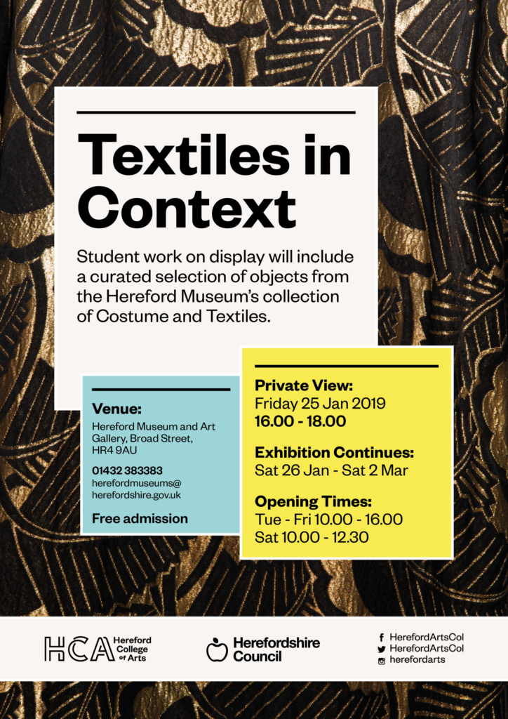 Textiles in Context Exhibition