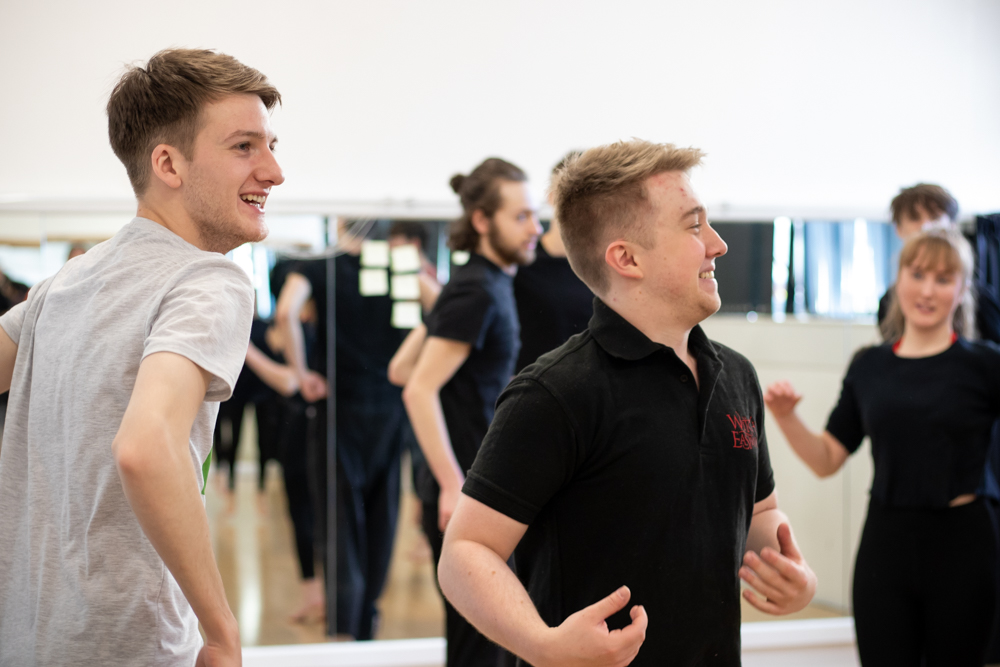 BA Performing Arts students lay the ground for Hay Festival 2019 with a Frantic Assembly masterclass
