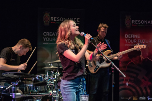 Resonance band heads to Hereford to spread the word to students